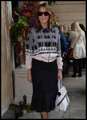 . 20 02 2016. London, United Kingdom. Julien Macdonald show at London Fashion.Yasmin le Bon arrives for Julien Macdonald s collection on day 2 of London Fashion Week.  xAndrewxParsonsx xi-Imagesx IIM-12012-0082