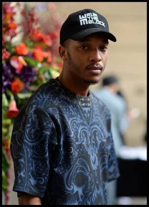 . 20 02 2016. London, United Kingdom. Julien Macdonald show at London Fashion. Bonkaz, arrives for Julien Macdonald s collection on day 2 of London Fashion Week.  xAndrewxParsonsx xi-Imagesx IIM-12012-0099