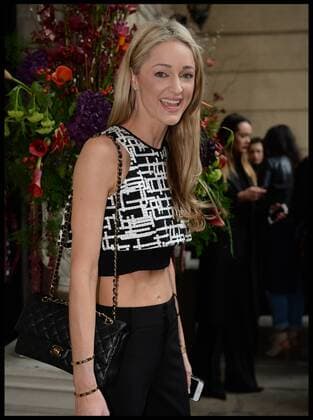 . 20 02 2016. London, United Kingdom. Julien Macdonald show at London Fashion.Storm Uechtritz, arrives for Julien Macdonald s collection on day 2 of London Fashion Week.  xAndrewxParsonsx xi-Imagesx IIM-12012-0091