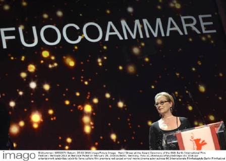 Meryl Streep at the Award Ceremony of the 66th Berlin International Film Festival Berlinale 2016 at Berlinale Palast on February 20, 2016 in Berlin, Germany. Foto:xC.xNiehausx xFuturexImage