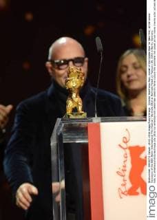 Director Gianfranco Rosi, winner of the Golden Bear for Best Film, at the Award Ceremony of the 66th Berlin International Film Festival Berlinale 2016 at Berlinale Palast on February 20, 2016 in Berlin, Germany. Foto:xC.xNiehausx xFuturexImage