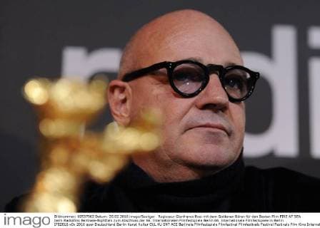 Regisseur Gianfranco Rosi mit dem Goldenen Bären für den Besten Film FIRE AT SEA beim RadioEins Berlinale-Nighttalk zum Abschluss der 66. Internationalen Filmfestspiele Berlin 66. Internationale Filmfestspiele in Berlin IFB2016