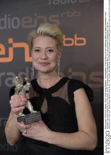 Schauspielerin Trine Dyrhom mit dem Silbernen Bären als Beste Darstellerin beim RadioEins Berlinale-Nighttalk zum Abschluss der 66. Internationalen Filmfestspiele Berlin 66. Internationale Filmfestspiele in Berlin IFB2016