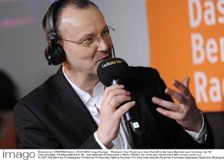Moderator Knut Elstermann beim RadioEins Berlinale-Nighttalk zum Abschluss der 66. Internationalen Filmfestspiele Berlin 66. Internationale Filmfestspiele in Berlin IFB2016