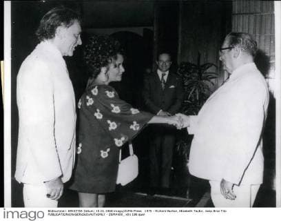 1975 - Richard Burton, Elizabeth Taylor, Josip Broz Tito - ZUMAk09_