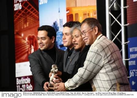Feb. 20, 2016 - Berlin, Germany - Lav Diaz received Silver Bear Alfred Bauer Prize of the 66th Berlinale. Berlin Germany - ZUMAp133