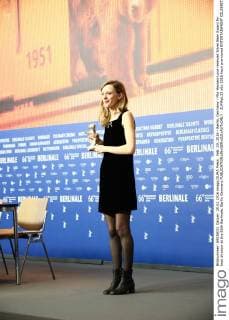 Feb. 20, 2016 - Berlin, Germany - Mia Hansen-Love received Silver Bear Award for best director at the 66th Berlinale. Berlin Germany - ZUMAp133