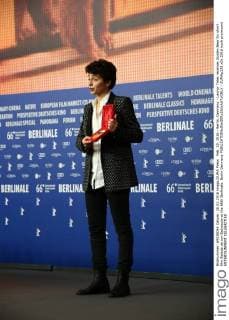 Feb. 20, 2016 - Berlin, Germany - Leonor Teles receives Golden Bear for short film Balada de um Batraquio at the 66th Berlinale. Berlin Germany - ZUMAp133