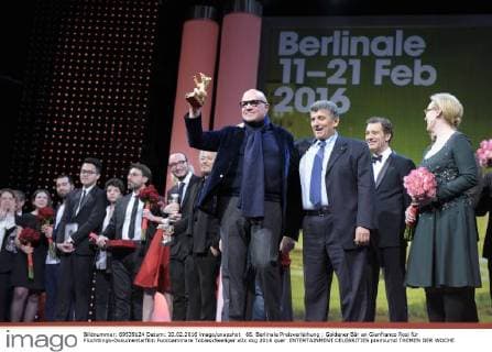 66. Berlinale Preisverleihung : Goldener Bär an Gianfranco Rosi für Flüchtlings-Dokumentarfilm Fuocoammare TobiasxSeeliger