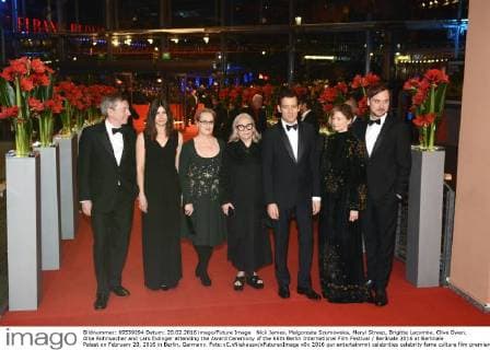 Nick James, Malgorzata Szumowska, Meryl Streep, Brigitte Lacombe, Clive Owen, Alba Rohrwacher and Lars Eidinger attending the Award Ceremony of the 66th Berlin International Film Festival Berlinale 2016 at Berlinale Palast on February 20, 2016 in Berlin, Germany. Foto:xC.xNiehausx xFuturexImage