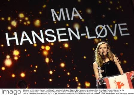 Director Mia Hansen-Love, winner of the Silver Bear for Best Director, at the Award Ceremony of the 66th Berlin International Film Festival Berlinale 2016 at Berlinale Palast on February 20, 2016 in Berlin, Germany. Foto:xC.xNiehausx xFuturexImage
