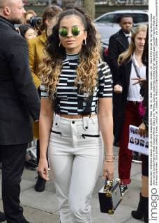 Feb. 21, 2016 - London, London, UK - ELLA EYRE arrival for the Top Shop Unique show at the London Fashion Week Autumn Winter 2016 show. Models, buyers, celebrities and the stylish descend upon London Fashion Week for the Autumn Winters 2016 clothes collection shows. London, UK. London UK  - ZUMAl94_