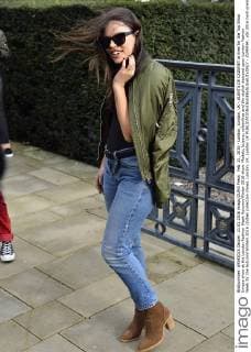 Feb. 21, 2016 - London, London, UK - ALANTA DE CADENET arrives for the Top Shop Unique show at the London Fashion Week Autumn Winter 2016 show. Models, buyers, celebrities and the stylish descend upon London Fashion Week for the Autumn Winters 2016 clothes collection shows. London, UK. London UK  - ZUMAl94_