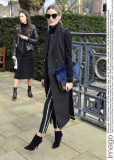 Feb. 21, 2016 - London, London, UK - OLIVIA PALMERO arrivals for the Top Shop Unique show at the London Fashion Week Autumn Winter 2016 show. Models, buyers, celebrities and the stylish descend upon London Fashion Week for the Autumn Winters 2016 clothes collection shows. London, UK. London UK  - ZUMAl94_