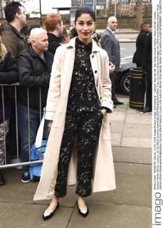 Caroline Issa bei der Top Shop Unique Fashion Show auf der London Fashion Week AW16. London, 21.02.2016 Caroline Issa  Foto:xS.xVasx xFuturexImage