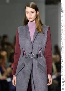 Feb. 22, 2016 - London, London, UK - Model on the catwalk at the ANTONIO BERARDI Autumn Winter 2016 show. Models, buyers, celebrities and the stylish descend upon London Fashion Week for the Autumn Winters 2016 clothes collection shows. London, UK. London UK  - ZUMAl94_