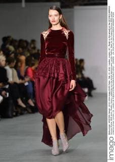 Feb. 22, 2016 - London, London, UK - Model on the catwalk at the ANTONIO BERARDI Autumn Winter 2016 show. Models, buyers, celebrities and the stylish descend upon London Fashion Week for the Autumn Winters 2016 clothes collection shows. London, UK. London UK  - ZUMAl94_