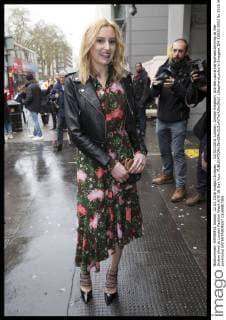 . 22 02 2016. London, United Kingdom. Actress Laura Carmichael arriving at the Erdem show at London Fashion Week A W 16-Day four.  xStephenxLockx xi-Imagesx IIM-12032-0003