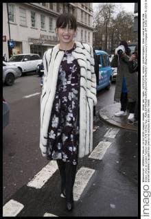 Bilder des Tages . 22 02 2016. London, United Kingdom. Daisy Lowe arriving at the Erdem show at London Fashion Week A W 16-Day four.  xStephenxLockx xi-Imagesx IIM-12032-0007