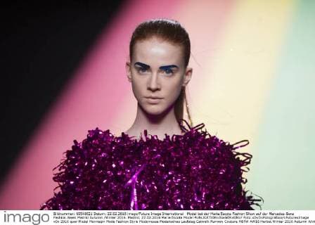 Model bei der Maria Escote Fashion Show auf der Mercedes-Benz Fashion Week Madrid Autumn Winter 2016. Madrid, 22.02.2016 Maria Escote Model  Foto:xDyDxFotografosx xFuturexImage