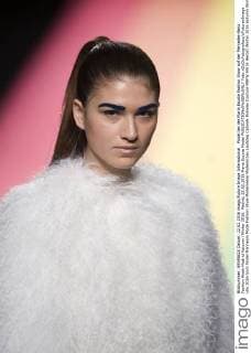 Model bei der Maria Escote Fashion Show auf der Mercedes-Benz Fashion Week Madrid Autumn Winter 2016. Madrid, 22.02.2016 Maria Escote Model  Foto:xDyDxFotografosx xFuturexImage