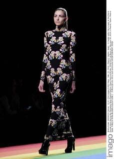 Feb. 22, 2016 - Madrid, Madrid, Spain - A model walks the runway at the Maria Escote show during the Mercedes-Benz Madrid Fashion Week Autumn Winter 2016 2017 at Ifema on February 22, 2016 in Madrid, Spain. Madrid Spain  - ZUMAn230