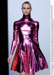 Feb. 22, 2016 - Madrid, Madrid, Spain - A model walks the runway at the Maria Escote show during the Mercedes-Benz Madrid Fashion Week Autumn Winter 2016 2017 at Ifema on February 22, 2016 in Madrid, Spain. Madrid Spain  - ZUMAn230