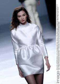 Feb. 22, 2016 - Madrid, Spain - A model showcases designs by The 2nd Skin Co on the runway at the 2nd Skin Co show during Madrid Fashion Week Fall Winter 2016 17 at Ifema on 22 February , 2016 in Madrid, Spain Madrid Spain  - ZUMAn230