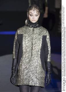 Feb. 22, 2016 - Madrid, Madrid, Spain - A model walks the runway at the Alvarno show during the Mercedes-Benz Madrid Fashion Week Autumn Winter 2016 2017 at Ifema on February 22, 2016 in Madrid, Spain. Madrid Spain  - ZUMAn230