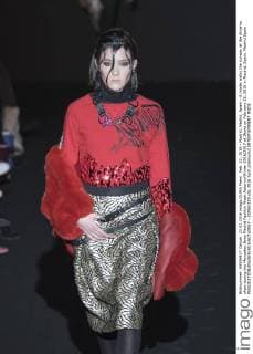 Feb. 22, 2016 - Madrid, Madrid, Spain - A model walks the runway at the Alvarno show during the Mercedes-Benz Madrid Fashion Week Autumn Winter 2016 2017 at Ifema on February 22, 2016 in Madrid, Spain. Madrid Spain  - ZUMAn230