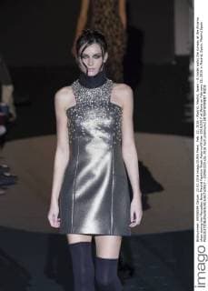Feb. 22, 2016 - Madrid, Madrid, Spain - A model walks the runway at the Alvarno show during the Mercedes-Benz Madrid Fashion Week Autumn Winter 2016 2017 at Ifema on February 22, 2016 in Madrid, Spain. Madrid Spain  - ZUMAn230