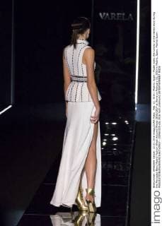 Feb. 22, 2016 - Madrid, Spain - Model walks the runway at the Varela show during the Mercedes-Benz Madrid Fashion Week Autumn Winter 2016 2017 at Ifema on February 22, 2016 in Madrid, Spain. Madrid Spain  - ZUMAn230