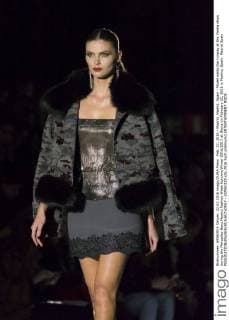 Feb. 22, 2016 - Madrid, Madrid, Spain - Model walks the runway at the Varela show during the Mercedes-Benz Madrid Fashion Week Autumn Winter 2016 2017 at Ifema on February 22, 2016 in Madrid, Spain. Madrid Spain  - ZUMAn230