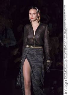Feb. 22, 2016 - Madrid, Spain - Model walks the runway at the Varela show during the Mercedes-Benz Madrid Fashion Week Autumn Winter 2016 2017 at Ifema on February 22, 2016 in Madrid, Spain. Madrid Spain  - ZUMAn230