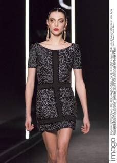 Feb. 22, 2016 - Madrid, Spain - Model walks the runway at the Varela show during the Mercedes-Benz Madrid Fashion Week Autumn Winter 2016 2017 at Ifema on February 22, 2016 in Madrid, Spain. Madrid Spain  - ZUMAn230