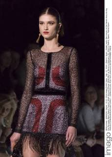 Feb. 22, 2016 - Madrid, Spain - Model walks the runway at the Varela show during the Mercedes-Benz Madrid Fashion Week Autumn Winter 2016 2017 at Ifema on February 22, 2016 in Madrid, Spain. Madrid Spain  - ZUMAn230