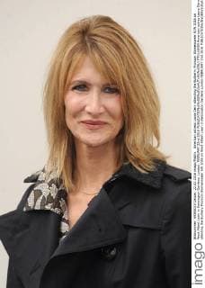 American actress Laura Dern attending the Burberry Prorsum Womenswear A W 2016 on West Albert Lawn in Kensington Gardens, London. FEBRUARY 22nd 2016  PTYx16459