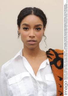 English singer-songwriter Lianne La Havas attending the Burberry Prorsum Womenswear A W 2016 on West Albert Lawn in Kensington Gardens, London. FEBRUARY 22nd 2016  PTYx16459