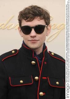 Josh Whitehouse attending the Burberry Prorsum Womenswear A W 2016 on West Albert Lawn in Kensington Gardens, London. FEBRUARY 22nd 2016  PTYx16459