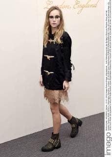 Suki Waterhouse bei der Burberry Prorsum Fashion Show auf der London Fashion Week AW16 in Kensington Gardens. London. 22.02.2016 Suki Waterhouse  Foto:xS.xVasx xFuturexImage