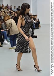 Feb. 23, 2016 - London, London, UK - DAISY LOWE attends the ASHLEY WILLIAMS show at the London Fashion Week Autumn Winter 2016 show. Models, buyers, celebrities and the stylish descend upon London Fashion Week for the Autumn Winters 2016 clothes collection shows. London, UK. London UK  - ZUMAl94_