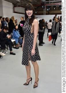 Feb. 23, 2016 - London, London, UK - DAISY LOWE attends the ASHLEY WILLIAMS show at the London Fashion Week Autumn Winter 2016 show. Models, buyers, celebrities and the stylish descend upon London Fashion Week for the Autumn Winters 2016 clothes collection shows. London, UK. London UK  - ZUMAl94_
