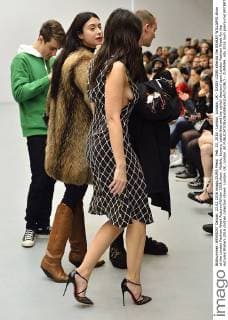 Feb. 23, 2016 - London, London, UK - DAISY LOWE attends the ASHLEY WILLIAMS show at the London Fashion Week Autumn Winter 2016 show. Models, buyers, celebrities and the stylish descend upon London Fashion Week for the Autumn Winters 2016 clothes collection shows. London, UK. London UK  - ZUMAl94_