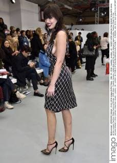 Feb. 23, 2016 - London, London, UK - DAISY LOWE attends the ASHLEY WILLIAMS show at the London Fashion Week Autumn Winter 2016 show. Models, buyers, celebrities and the stylish descend upon London Fashion Week for the Autumn Winters 2016 clothes collection shows. London, UK. London UK  - ZUMAl94_