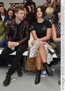 Feb. 23, 2016 - London, London, UK - GEORGE BARNETT and PIXIE GELDOF attend the ASHLEY WILLIAMS show at the London Fashion Week Autumn Winter 2016 show. Models, buyers, celebrities and the stylish descend upon London Fashion Week for the Autumn Winters 2016 clothes collection shows. London, UK. London UK  - ZUMAl94_