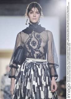 Milan Woman s Fashion Week Fall Winter 2016 2017 Milan Fashion Week, Autumn Winter 2016 2017. Blugirl FASHION SHOW. Pictured: MODEL  RiccardoxGiordano fotosicki