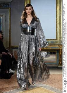 Woman s Milan Fashion Week Fall Winter 2016 2017 Milan Fashion woman Fall Winter 2016 Fashion Show Genny 2017. pictured: Model  SimonaxChioccia