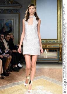 Woman s Milan Fashion Week Fall Winter 2016 2017 Milan Fashion woman Fall Winter 2016 Fashion Show Genny 2017. pictured: Model  SimonaxChioccia