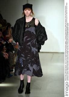 Woman s Milan Fashion Week Fall Winter 2016 2017 Milan Fashion woman Fall Winter 2016 Fashion Show Grinko 2017. pictured: Model  SimonaxChioccia