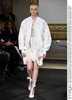 Woman s Milan Fashion Week Fall Winter 2016 2017 Milan Fashion woman Fall Winter 2016 Fashion Show 2017. Francesco Scognamiglio Pictured  SimonaxChioccia